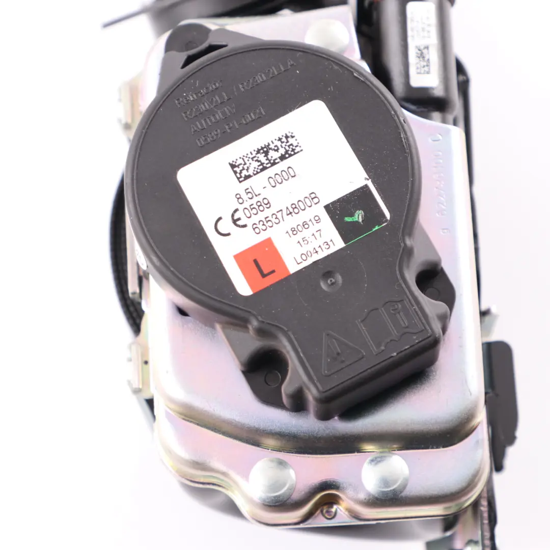 Mercedes W205 W253 Cintura sicurezza Cinghia superiore anteriore sinistra Nero - SKU A2058600185 - Numero di parte A2058600185