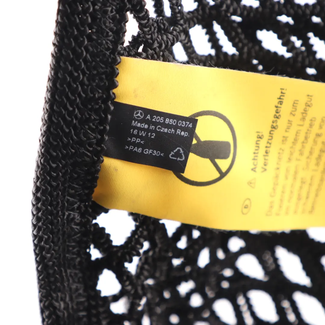 Siatka Bagażowa Podłogi Bagażnika do Mercedes W205 o numerze A2058600374 Mercedes W205 Siatka Bagażowa Podłogi Bagażnika - SKU A2058600374 - Numer Części A2058600374