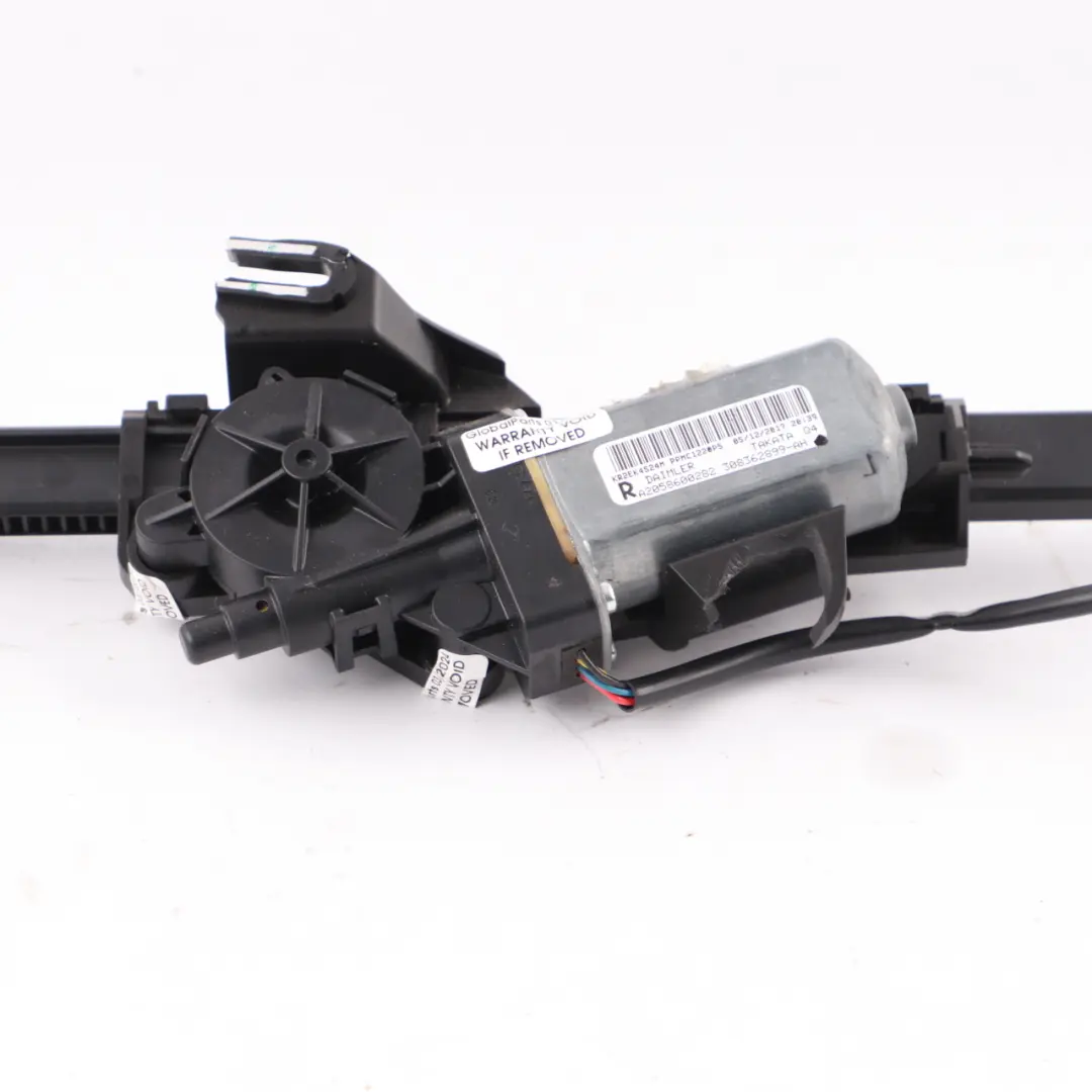 Belt Handover Arm Retractor Right O/S Feeder to Mercedes C205 Seat with Part number A2058600457 Mercedes C205 Seat Belt Handover Arm Retractor Right O/S Feeder - SKU A2058600457 - Part number A2058600457