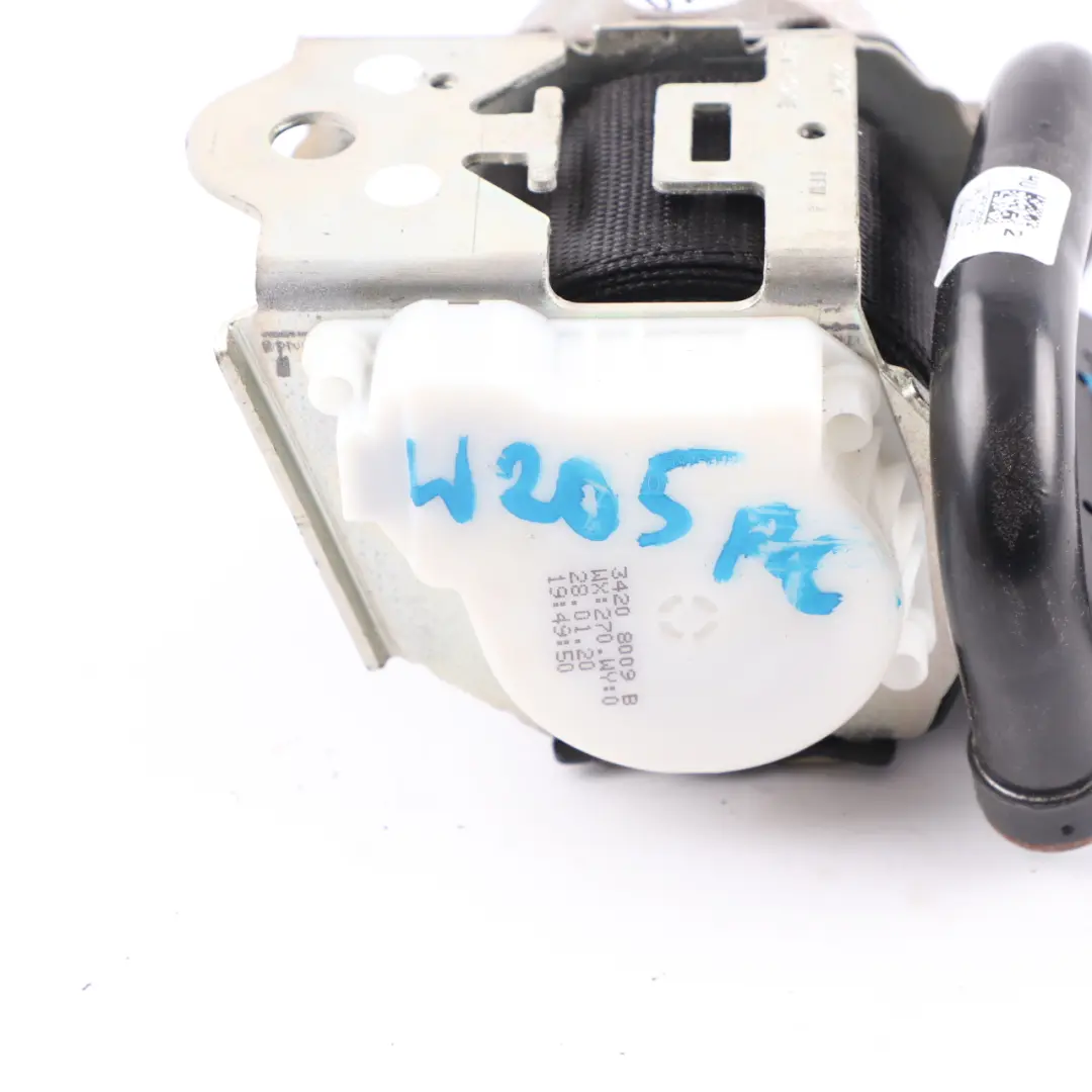 Mercedes W205 C238 Sicherheitsgurt Beifahrer hinten links Schwarz - SKU A2058600585 - Teilenummer A2058600585