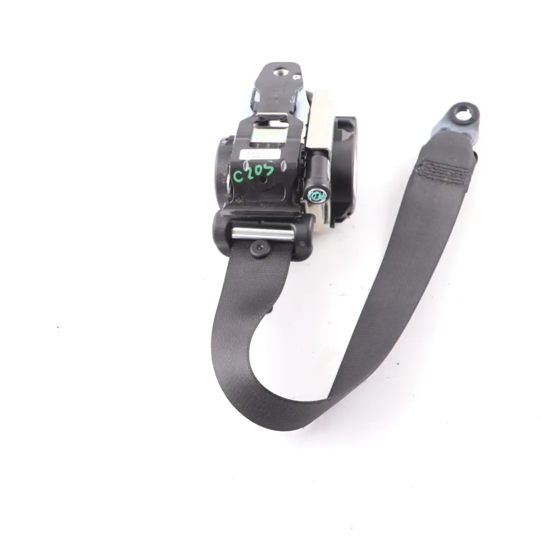 Belt Front Left Upper Belt Black to Mercedes C205 Coupe Seat with Part number A2058601501 Mercedes C205 Coupe Seat Belt Front Left Upper Belt Black - SKU A2058601501 - Part number A2058601501
