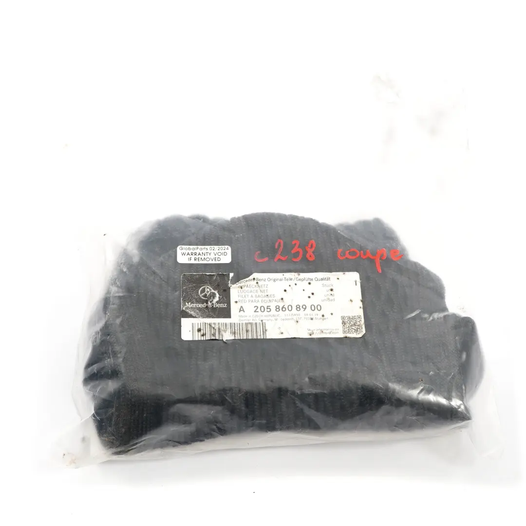 Mercedes A205 A238 Maletero Suelo Maletero Red de Carga - SKU A2058608900 - Número de pieza A2058608900