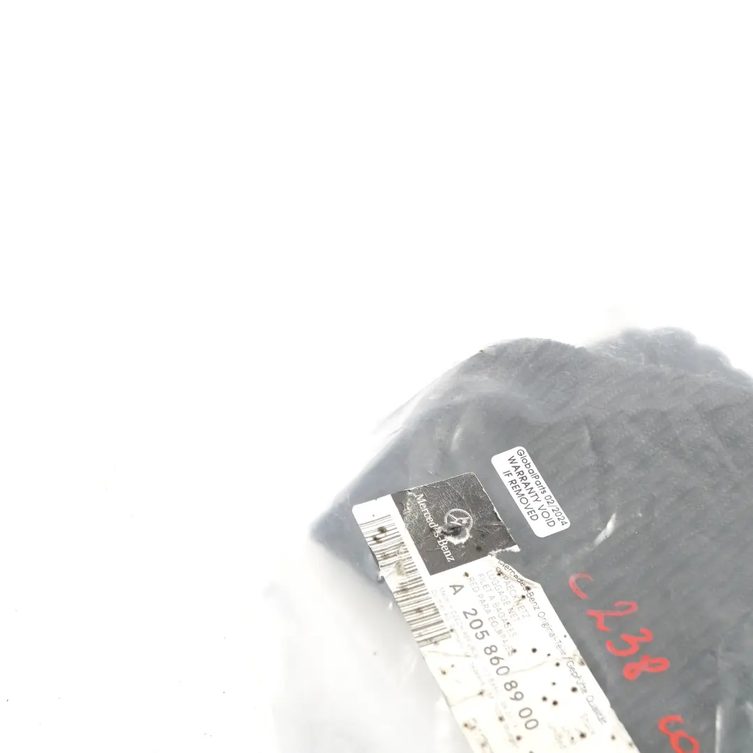 Boot Trunk Floor Luggage Compartment Cargo Net to Mercedes A205 A238 with Part number A2058608900 Mercedes A205 A238 Boot Trunk Floor Luggage Compartment Cargo Net - SKU A2058608900 - Part number A2058608900