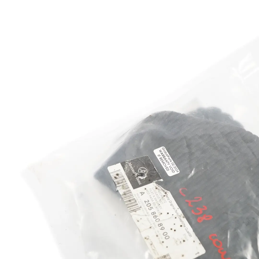 Mercedes A205 A238 Maletero Suelo Maletero Red de Carga - SKU A2058608900 - Número de pieza A2058608900