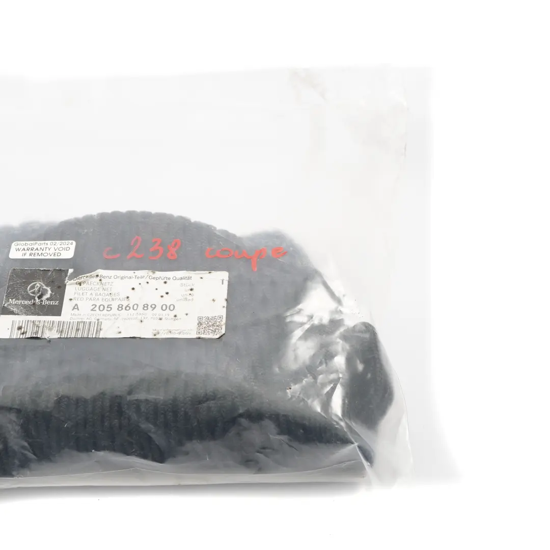 Siatka Schowek Bagażnika Siatka Podłogi do Mercedes A205 A238 o numerze A2058608900 Mercedes A205 A238 Siatka Schowek Bagażnika Siatka Podłogi - SKU A2058608900 - Numer Części A2058608900