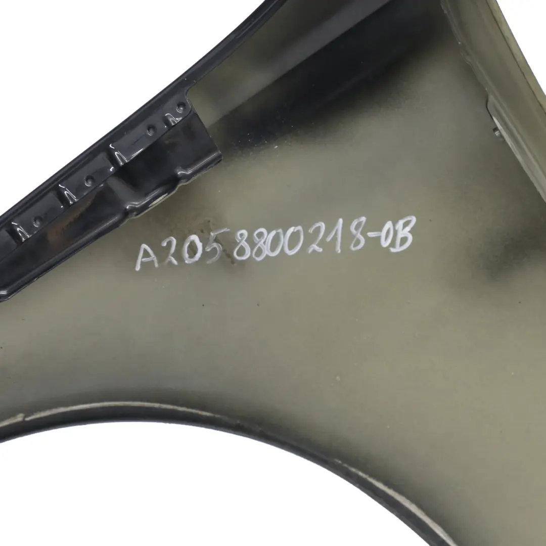 Mercedes W205 Wing Panel Front Right O/S Side Fender Obsidian Black - 197 - SKU A2058800218-OB - Part number A2058800218