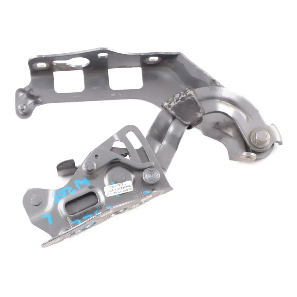 Hood Cover Hinge Left N/S Selenite Grey - 992 to Mercedes W205 Engine with Part number A2058800828 Mercedes W205 Engine Hood Cover Hinge Left N/S Selenite Grey - 992 - SKU A2058800828-SEL - Part number A2058800828