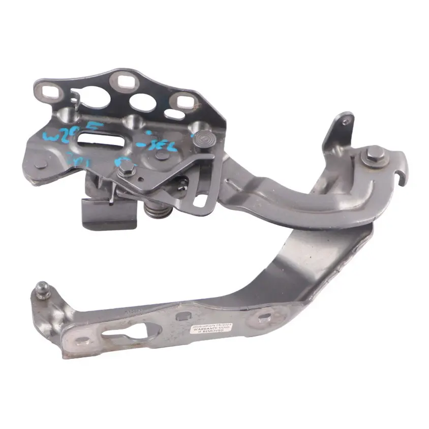 Mercedes W205 Motor Capó Bisagra Derecha Gris Selenita - 992 - SKU A2058800928-SEL - Número de pieza A2058800928