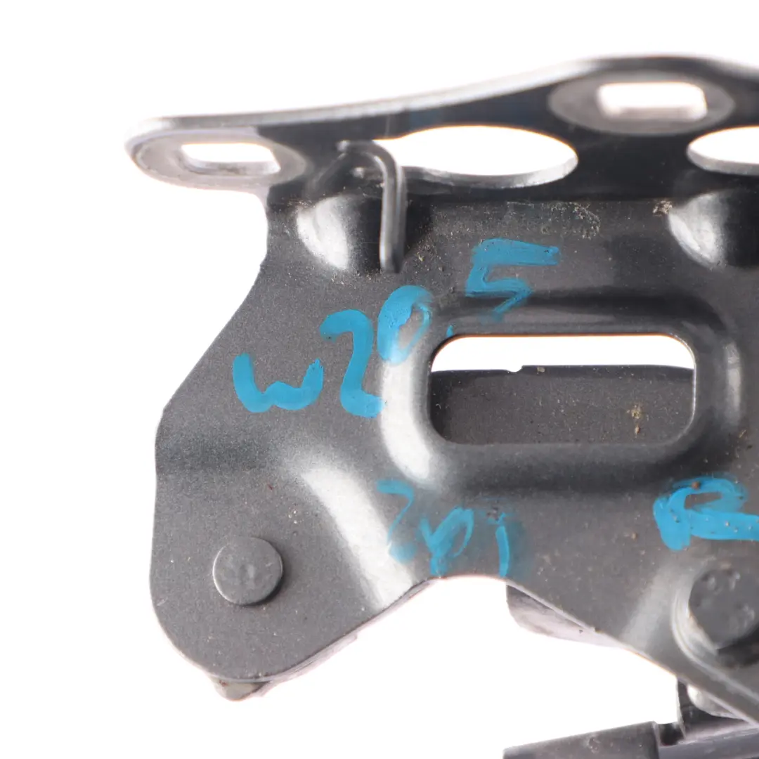 Mercedes W205 Motor Capó Bisagra Derecha Gris Selenita - 992 - SKU A2058800928-SEL - Número de pieza A2058800928
