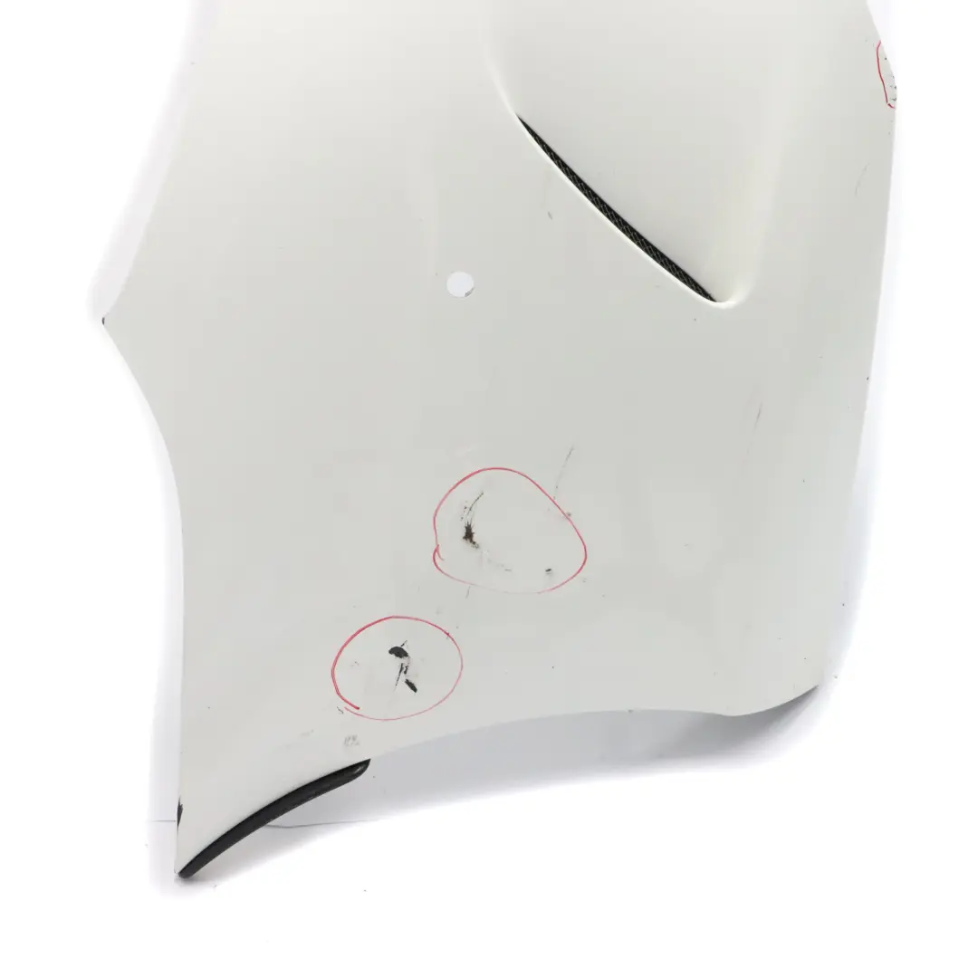 Mercedes C205 Bumper Rear Trim Panel Covering AMG Polar White - 149 - SKU A2058808803-POL - Part number A2058808803