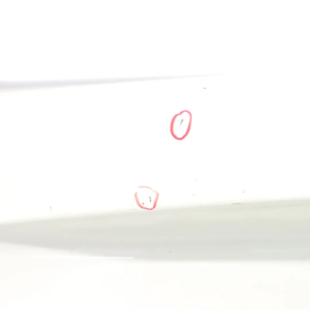 Bumper Rear Trim Panel Covering AMG Polar White - 149 to Mercedes C205 with Part number A2058808803 Mercedes C205 Bumper Rear Trim Panel Covering AMG Polar White - 149 - SKU A2058808803-POL - Part number A2058808803