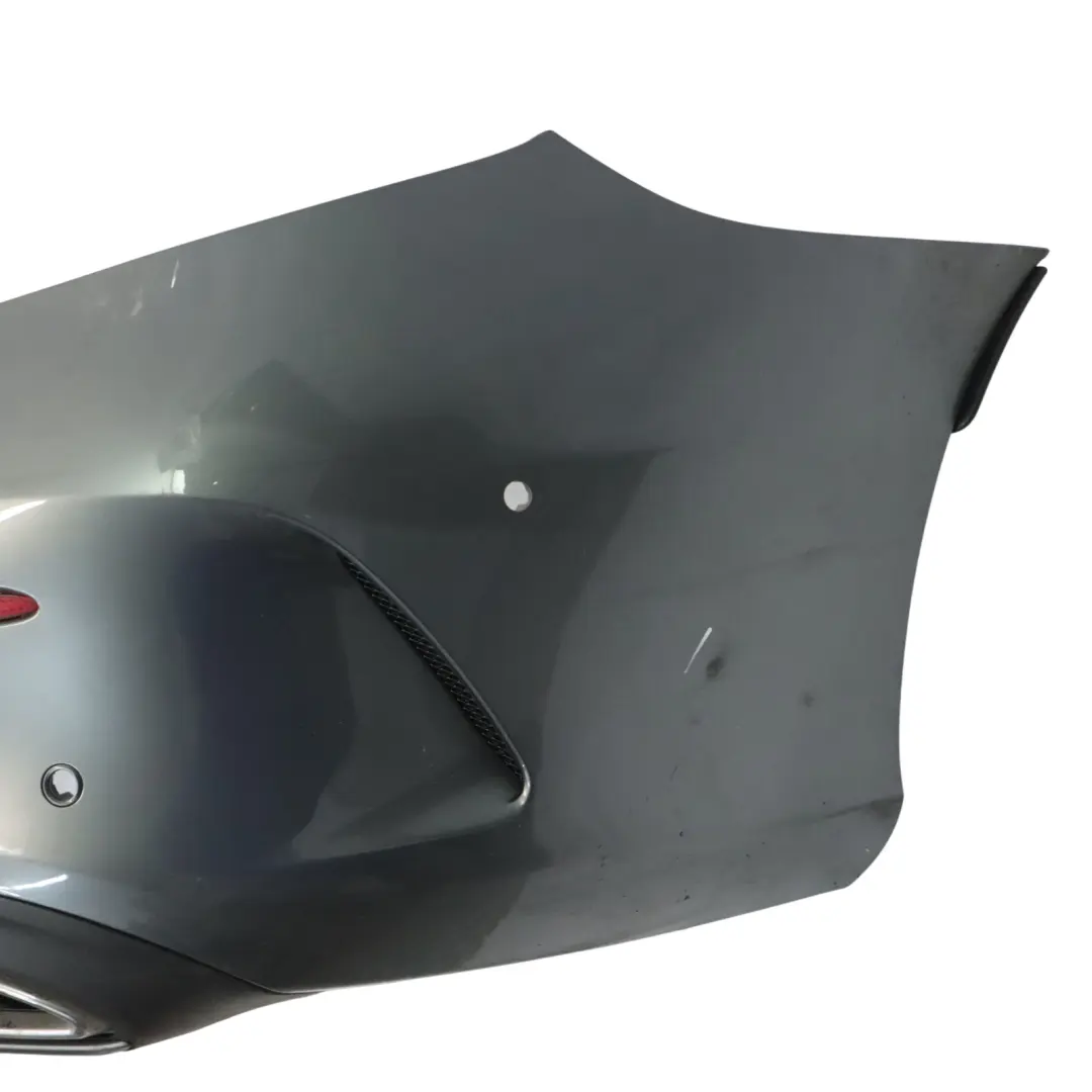 Bumper Rear Trim Panel Covering AMG Selenite Grey Metallic - 992 to Mercedes A205 with Part number A2058808803 Mercedes A205 Bumper Rear Trim Panel Covering AMG Selenite Grey Metallic - 992 - SKU A2058808803-SEL - Part number A2058808803