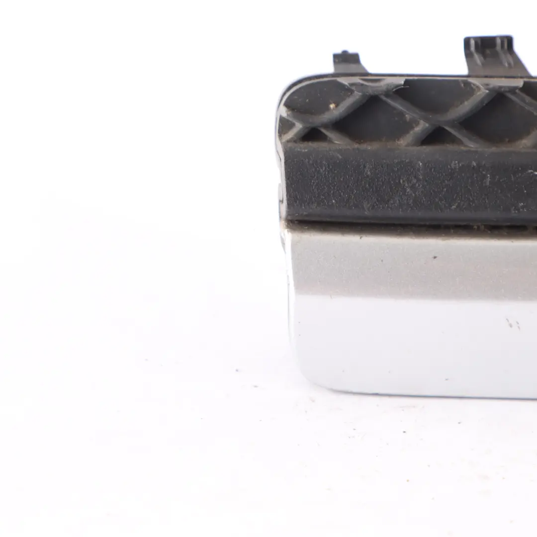 Bumper Towing Eye Cover AMG Iridium Silver - 775 to Mercedes W205 Rear with Part number A2058850256 Mercedes W205 Rear Bumper Towing Eye Cover AMG Iridium Silver - 775 - SKU A2058850256-IRS - Part number A2058850256