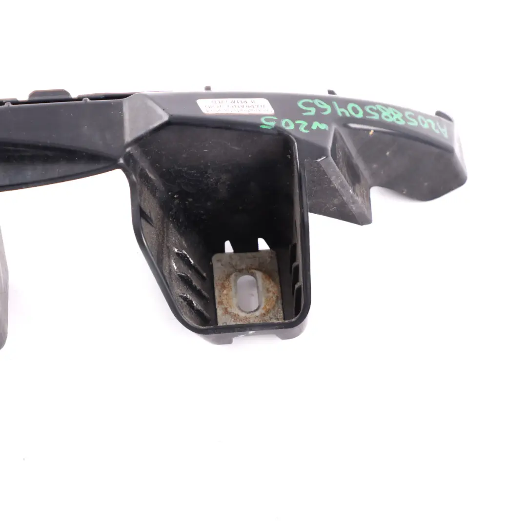 Bumper Mount Bracket Guide Support Right O/S to Mercedes W205 Rear with Part number A2058850465 Mercedes W205 Rear Bumper Mount Bracket Guide Support Right O/S - SKU A2058850465 - Part number A2058850465