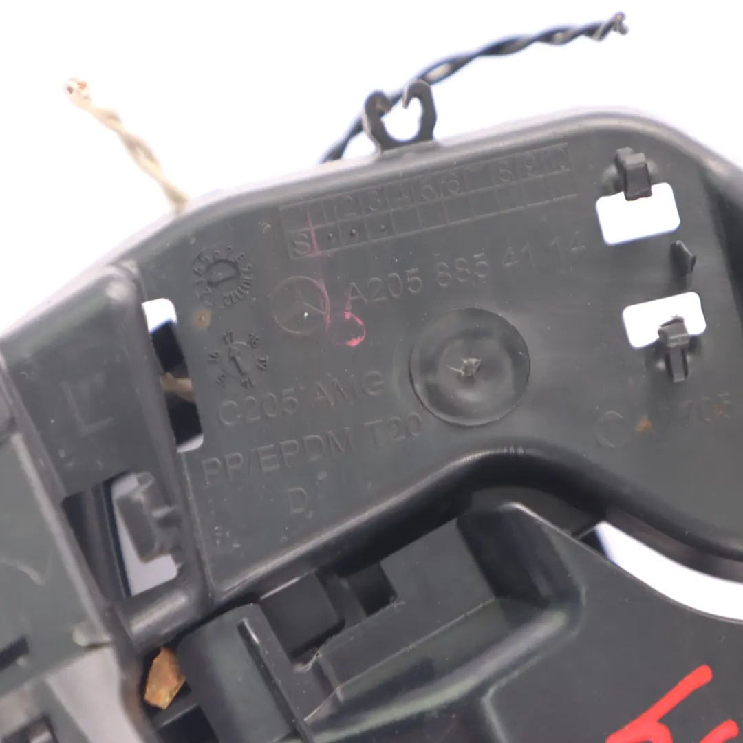 Bumper AMG Support Holder Bracket Reinforcement to Mercedes W205 Rear with Part number A2058851600 Mercedes W205 Rear Bumper AMG Support Holder Bracket Reinforcement - SKU A2058851600 - Part number A2058851600