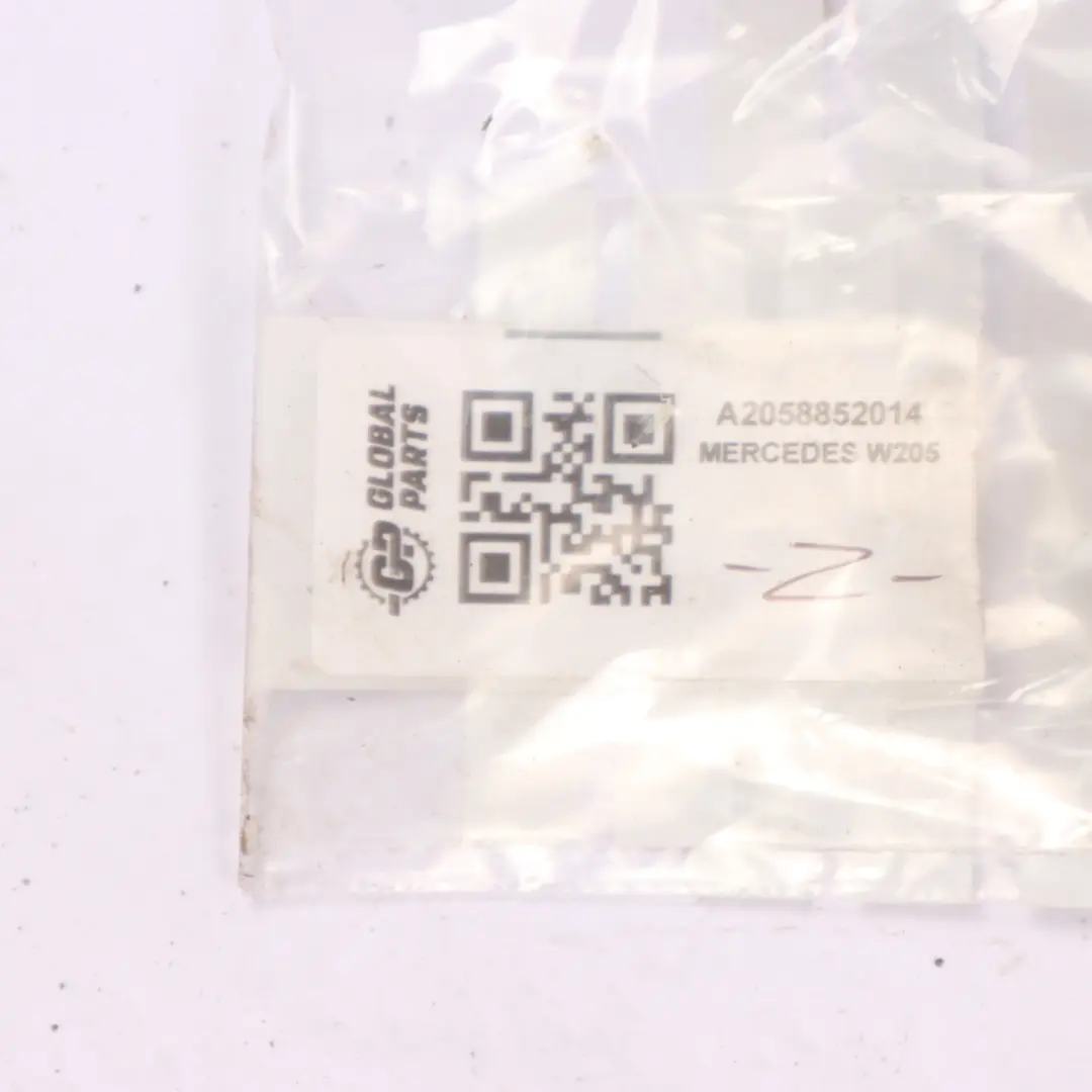 Bumper Carrier Mount Support Bracket to Mercedes W205 Rear with Part number A2058858200 Mercedes W205 Rear Bumper Carrier Mount Support Bracket - SKU A2058858200 - Part number A2058858200