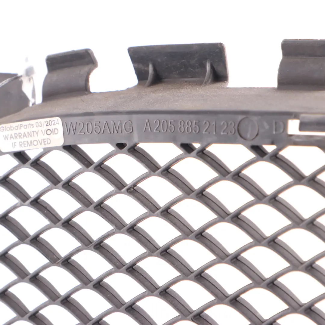 Mercedes W205 AMG pare chocs avant grille centrale inférieure - SKU A2058852123 - Numéro de pièce A2058852123