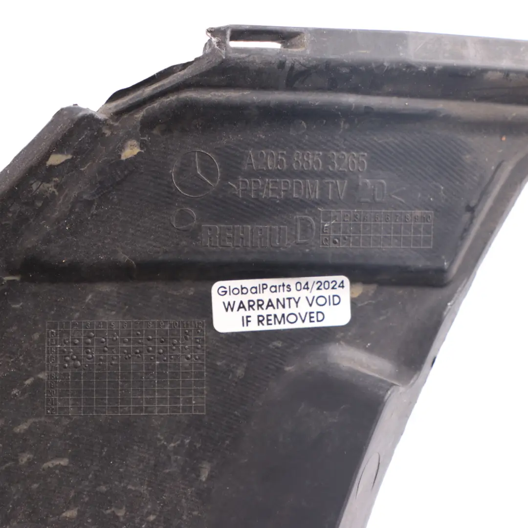 Bumper Carrier Mercedes C205 Front Bumper Right O/S Mount Support to with Part number A2058853265 Bumper Carrier Mercedes C205 Front Bumper Right O/S Mount Support - SKU A2058853265 - Part number A2058853265