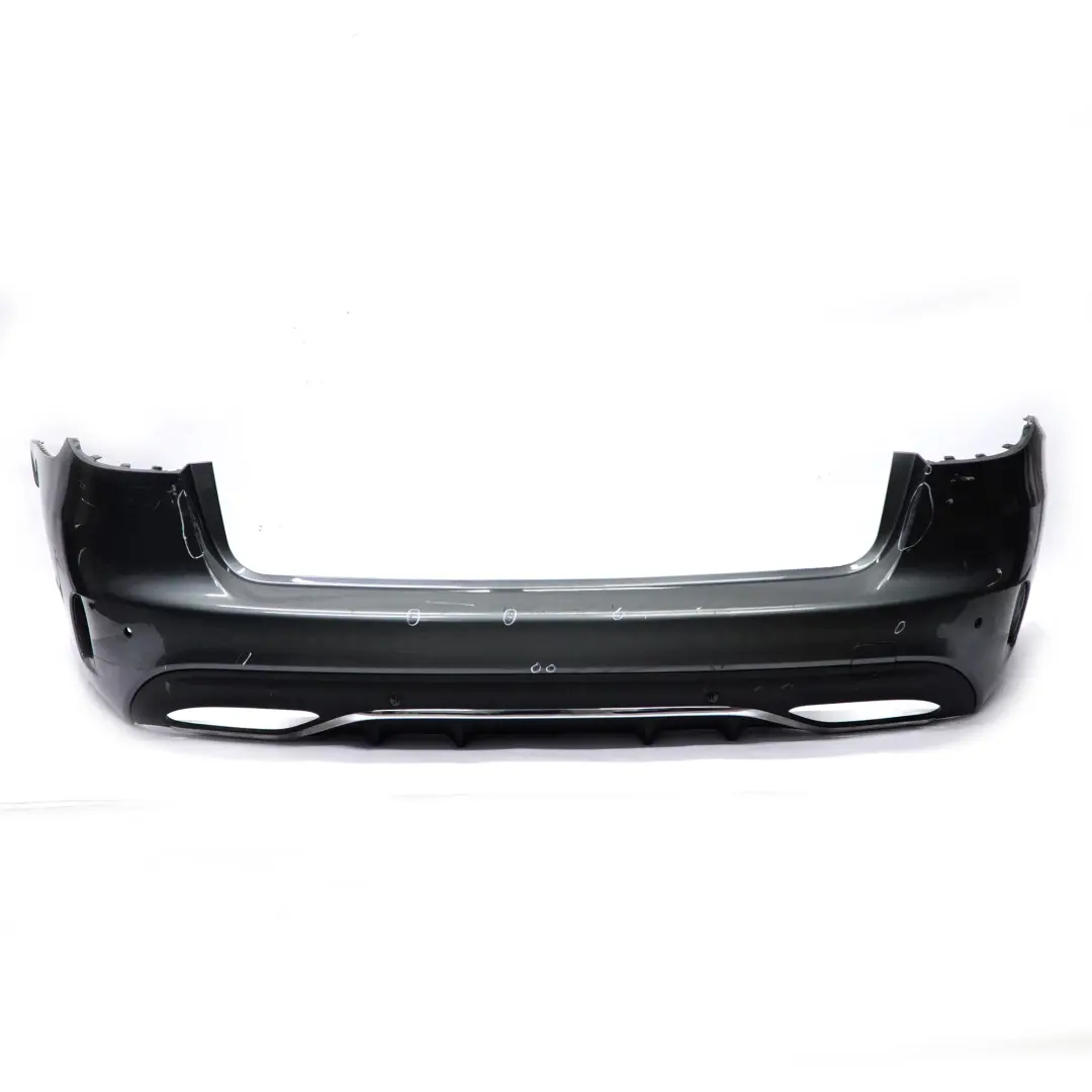 Bumper Rear Trim Panel Cover AMG Selenite Grey Metallic - 992 to Mercedes S205 with Part number A2058853904 Mercedes S205 Bumper Rear Trim Panel Cover AMG Selenite Grey Metallic - 992 - SKU A2058853904-SEL1 - Part number A2058853904