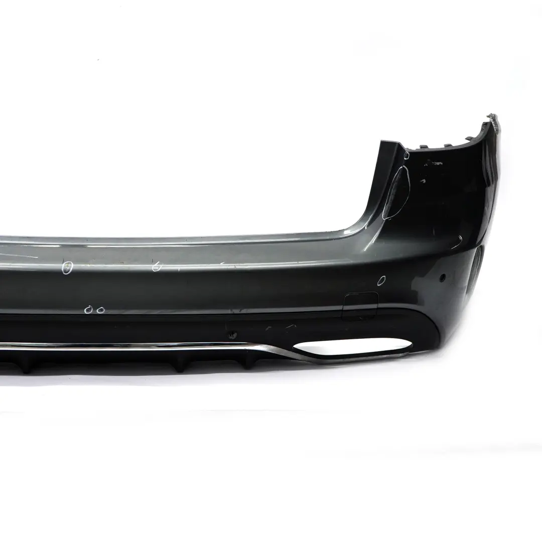 Mercedes S205 Bumper Rear Trim Panel Cover AMG Selenite Grey Metallic - 992 - SKU A2058853904-SEL1 - Part number A2058853904