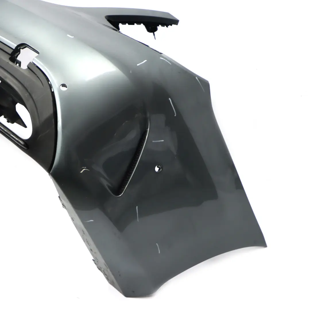 Bumper Rear Trim Panel Cover AMG Selenite Grey Metallic - 992 to Mercedes W205 with Part number A2058856038 Mercedes W205 Bumper Rear Trim Panel Cover AMG Selenite Grey Metallic - 992 - SKU A2058856038-SEL - Part number A2058856038