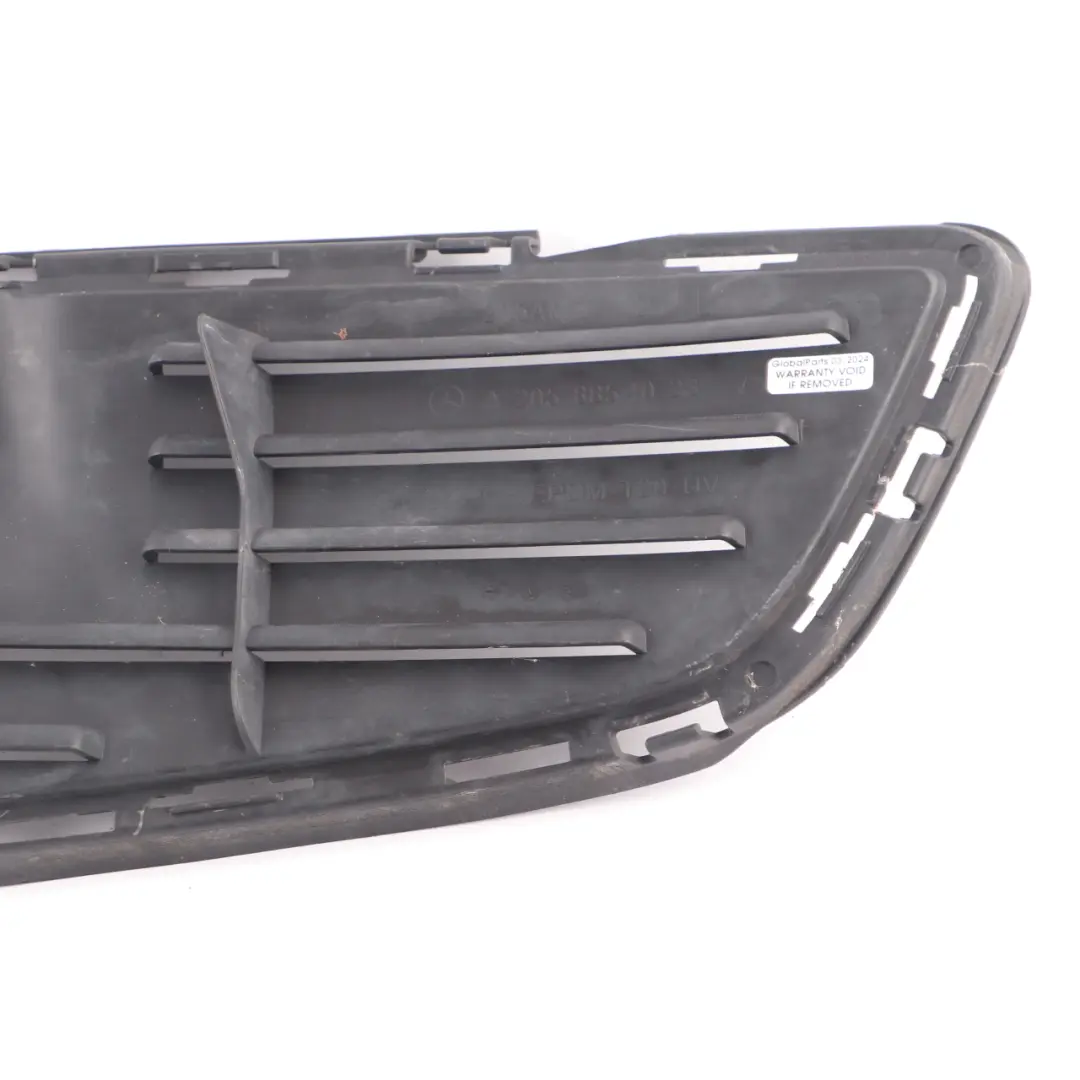Mercedes W205 Front Bumper Left N/S Lower Grille Cover AMG Package - SKU A2058854023 - Part number A2058854023