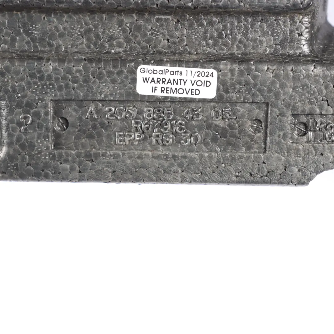 Mercedes W205 Front Bumper Impact Absorber Foam Reinforcement - SKU A2058854305-1 - Part number A2058854305
