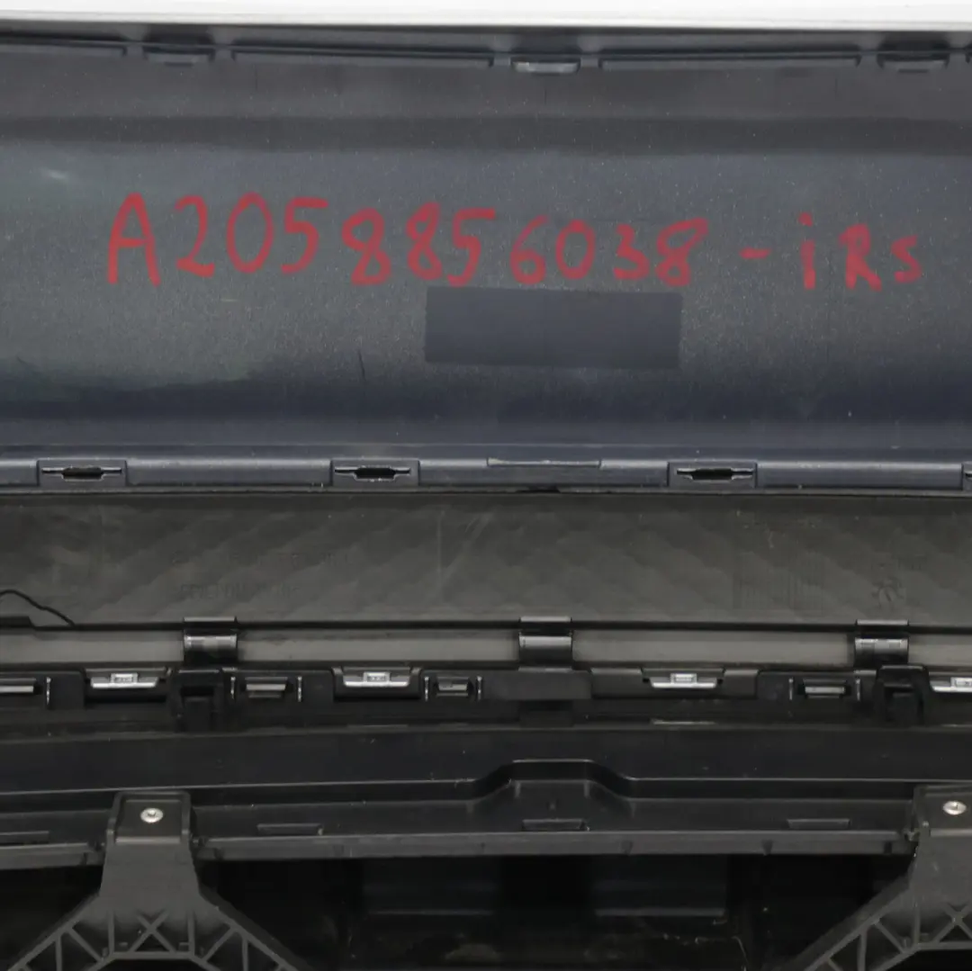 Mercedes W205 Bumper Rear Trim Panel AMG Iridium Silver Metallic - 775 - SKU A2058856038-IRS - Part number A2058856038
