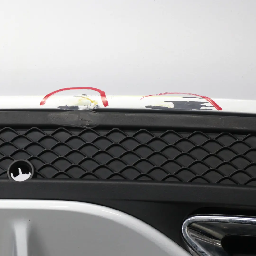 Bumper Rear Trim Panel AMG Iridium Silver Metallic - 775 to Mercedes W205 with Part number A2058856038 Mercedes W205 Bumper Rear Trim Panel AMG Iridium Silver Metallic - 775 - SKU A2058856038-IRS - Part number A2058856038