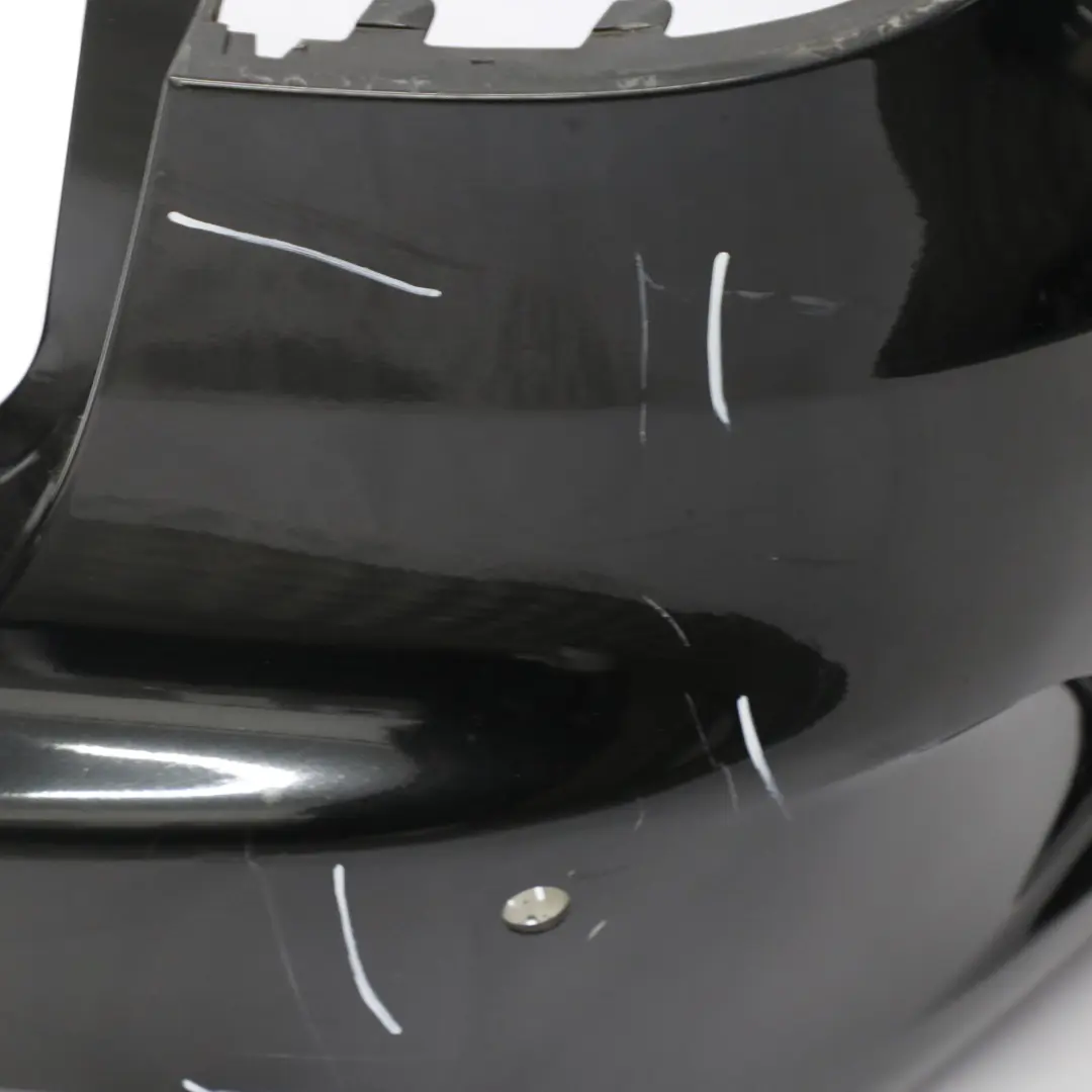 Mercedes S205 Bumper Rear Trim Panel Cover AMG Obsidian Black Metallic - 197 - SKU A2058856838-OB - Part number A2058856838