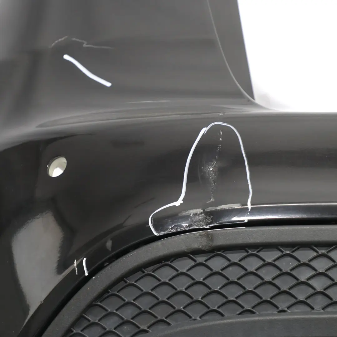 Bumper Rear Trim Panel Cover AMG Obsidian Black Metallic - 197 to Mercedes S205 with Part number A2058856838 Mercedes S205 Bumper Rear Trim Panel Cover AMG Obsidian Black Metallic - 197 - SKU A2058856838-OB - Part number A2058856838