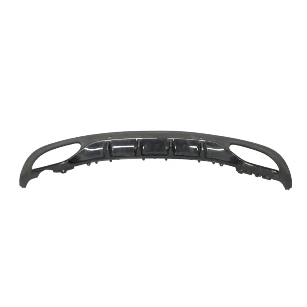 Bumper Lower Diffuser Trim Panel Cover to Mercedes A205 C205 AMG Rear with Part number A2058858938 Mercedes A205 C205 AMG Rear Bumper Lower Diffuser Trim Panel Cover - SKU A2058858938 - Part number A2058858938