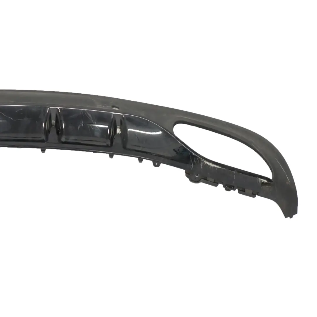 Bumper Lower Diffuser Trim Panel Cover to Mercedes A205 C205 AMG Rear with Part number A2058858938 Mercedes A205 C205 AMG Rear Bumper Lower Diffuser Trim Panel Cover - SKU A2058858938 - Part number A2058858938