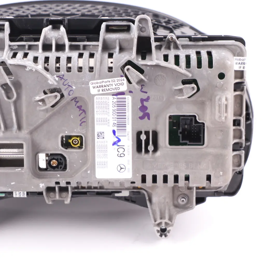 Display Screen Instrument Cluster Speedo Meter Sat Nav to Mercedes W205 with Part number A2059000146 Mercedes W205 Display Screen Instrument Cluster Speedo Meter Sat Nav - SKU A2059000146-1 - Part number A2059000146