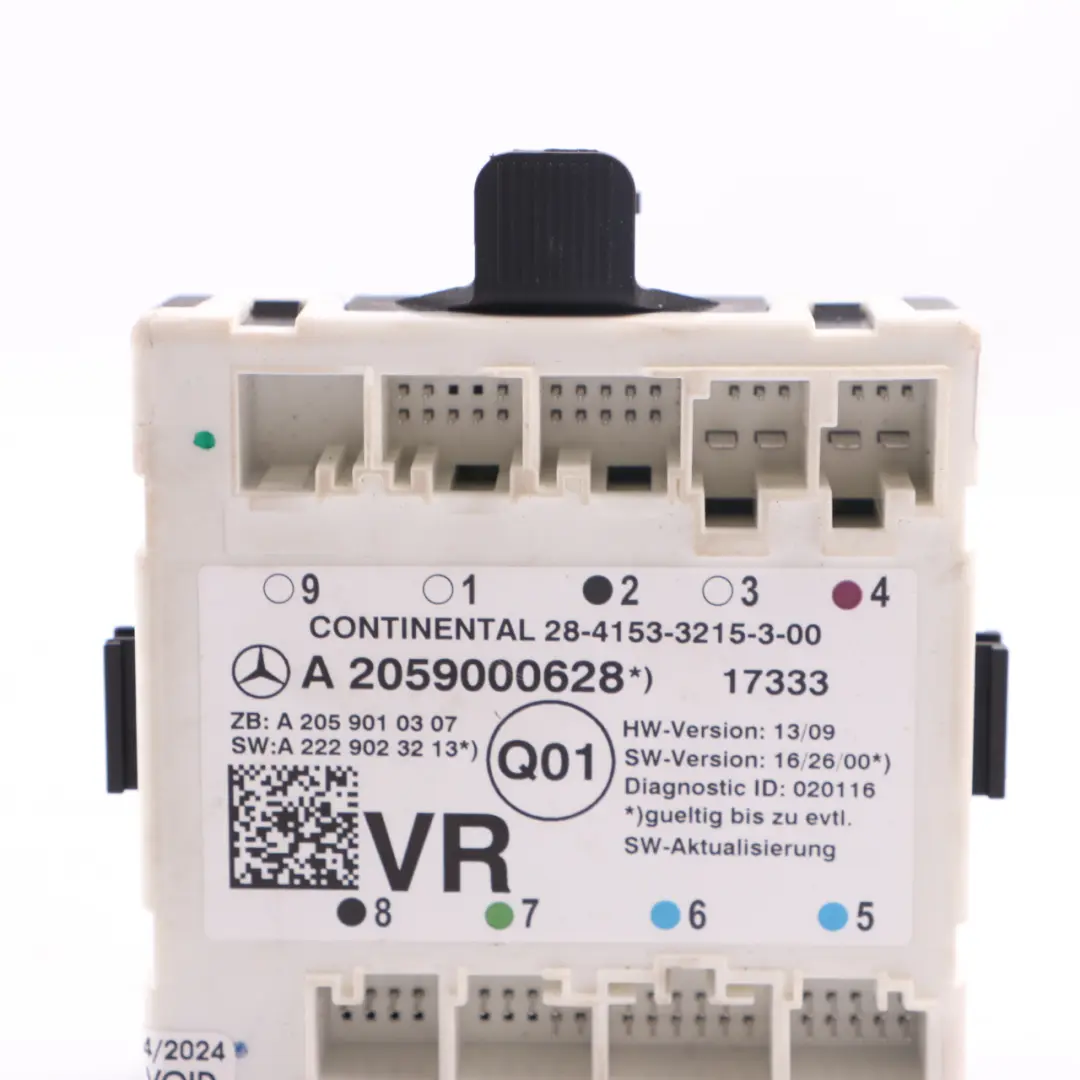 Modulo porta Mercedes W205 anteriore destro Unità controllo porta per con numero di parte A2059000628 Modulo porta Mercedes W205 anteriore destro Unità controllo porta - SKU A2059000628 - Numero di parte A2059000628