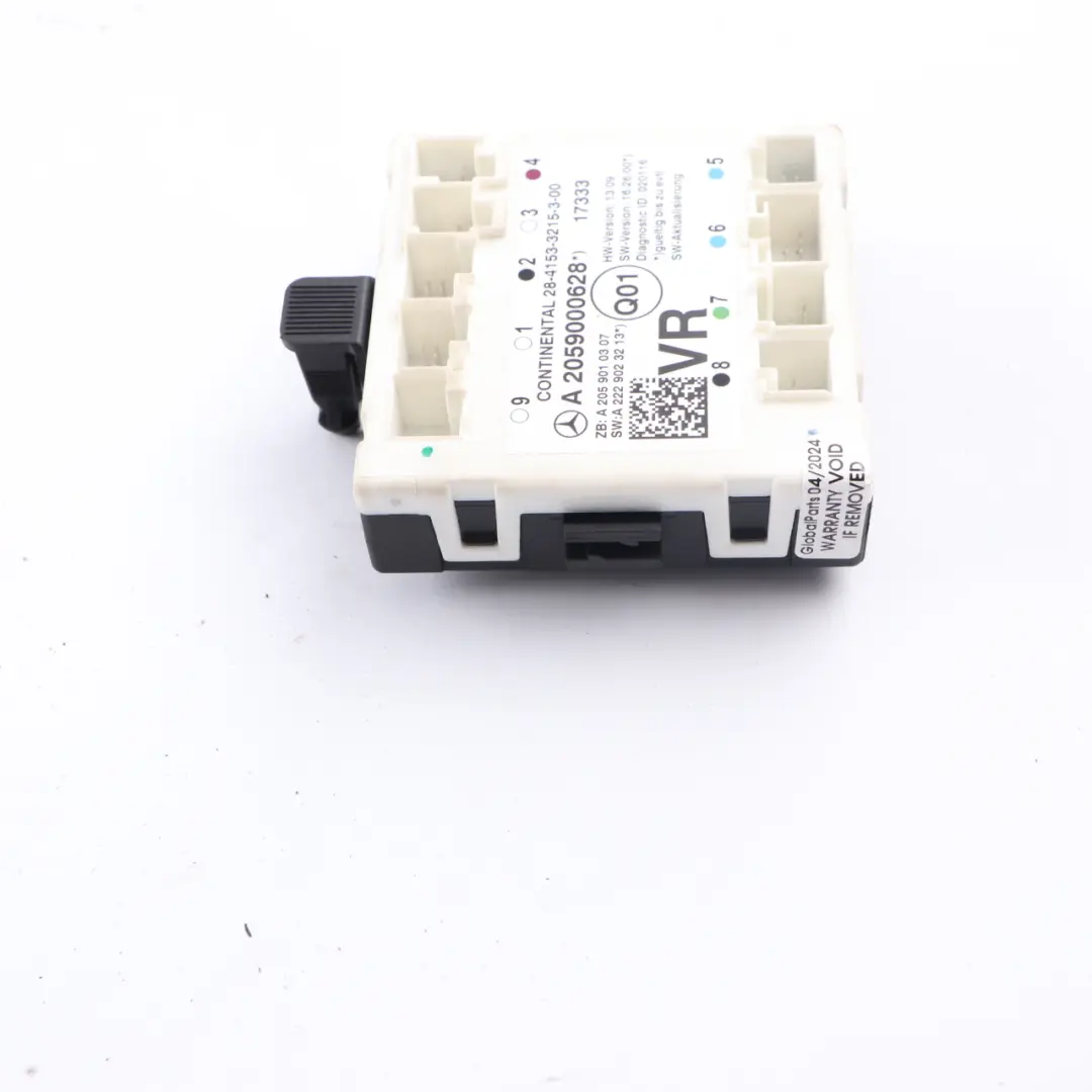 Door Module Mercedes W205 Front Right O/S Door Control Module Unit to with Part number A2059000628 Door Module Mercedes W205 Front Right O/S Door Control Module Unit - SKU A2059000628 - Part number A2059000628
