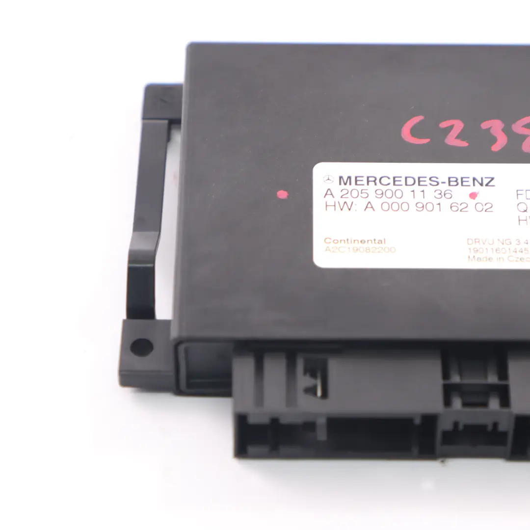 Vehicle Dynamic Transmission Control Unit Module to Mercedes C238 with Part number A2059001136 Mercedes C238 Vehicle Dynamic Transmission Control Unit Module - SKU A2059001136 - Part number A2059001136
