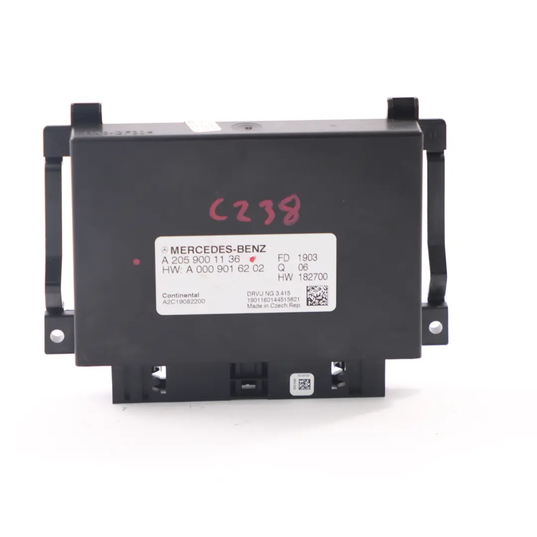 Módulo de control de la transmisión dinámica del vehículo para Mercedes C238 con número de pieza A2059001136 Mercedes C238 Módulo de control de la transmisión dinámica del vehículo - SKU A2059001136 - Número de pieza A2059001136