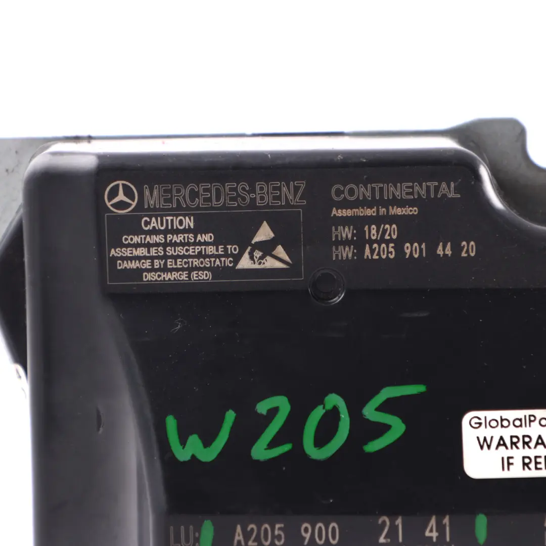 Mercedes W205 Modulo Aria Unità di Controllo SRS ECU - SKU A2059002141 - Numero di parte A2059002141