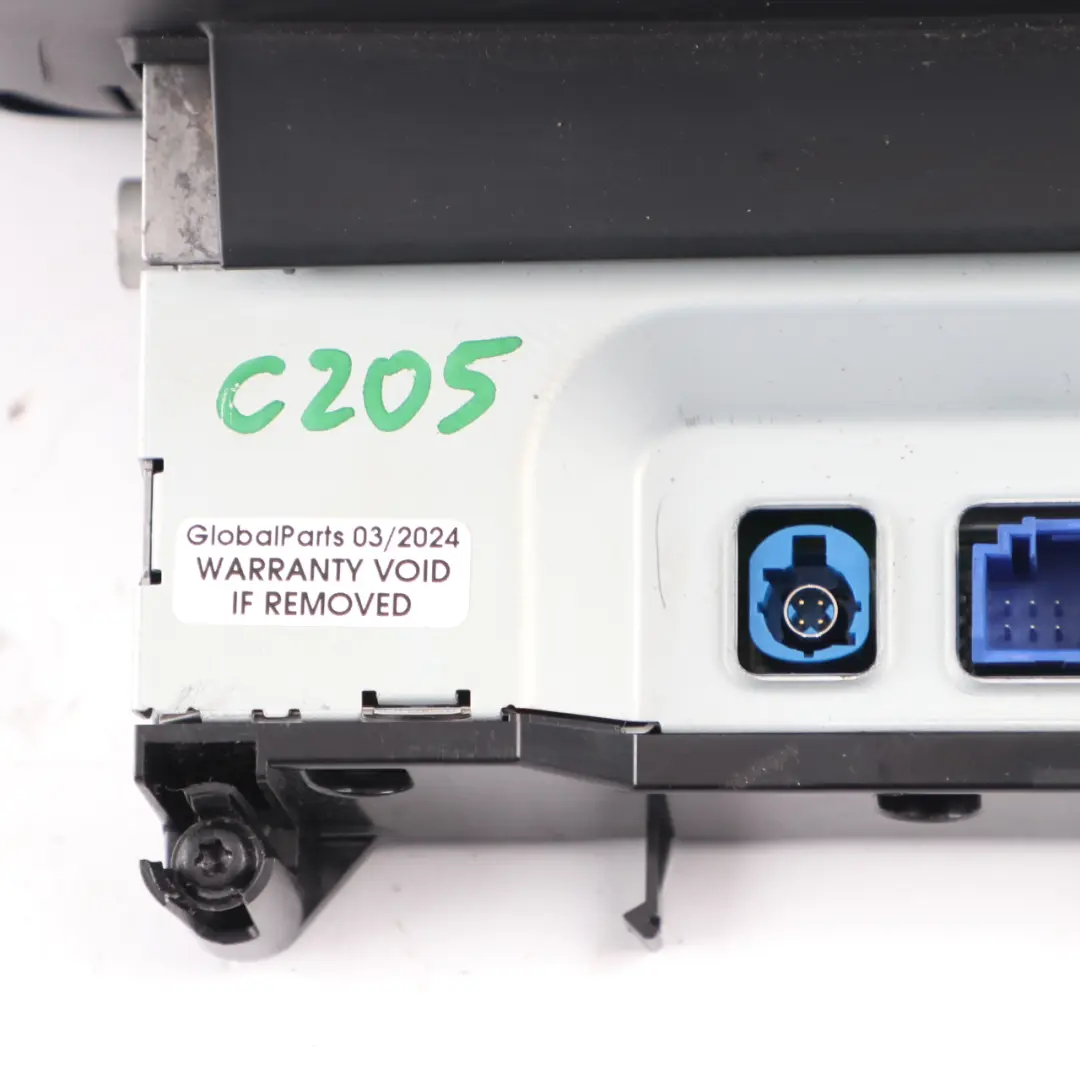  Ecran Mercedes C205 Tableau de bord Écran du système multimédia - SKU A2059002211 - Numéro de pièce A2059002211