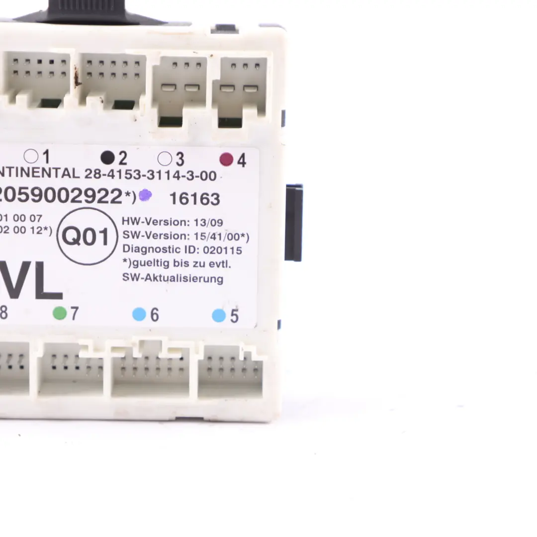  Tür Modul Mercedes W205 W253 C253 Vorne Links Steuergerät ECU - SKU A2059002922 - Teilenummer A2059002922