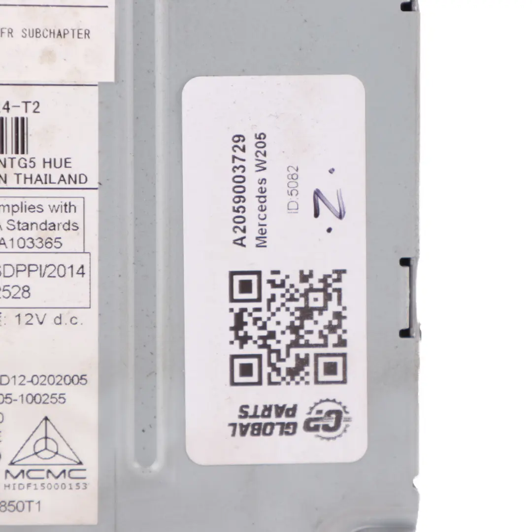 Mercedes W205 Hauptgerät Radio CD Spieler Audio Navi Multimedia - SKU A2059003729 - Teilenummer A2059003729