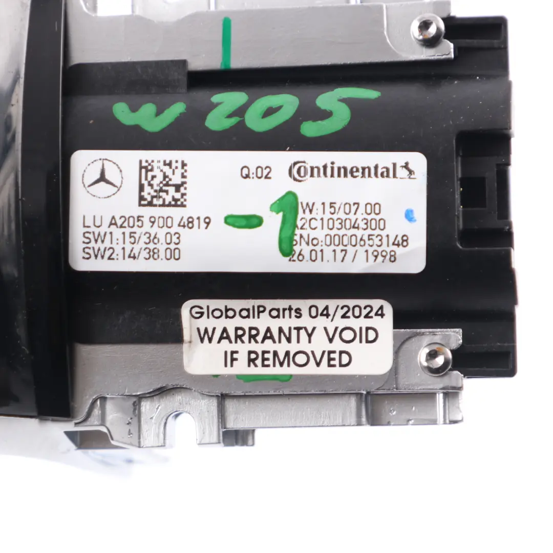 Mercedes W205 Touch Pad Console Switch Panel Touchpad Controller - SKU A2059004819-1 - Part number A2059004819