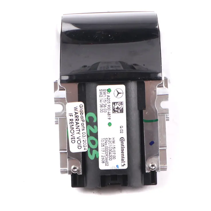Mercedes W205 Console Interruttore Pannello Touchpad Controller - SKU A2059004819 - Numero di parte A2059004819