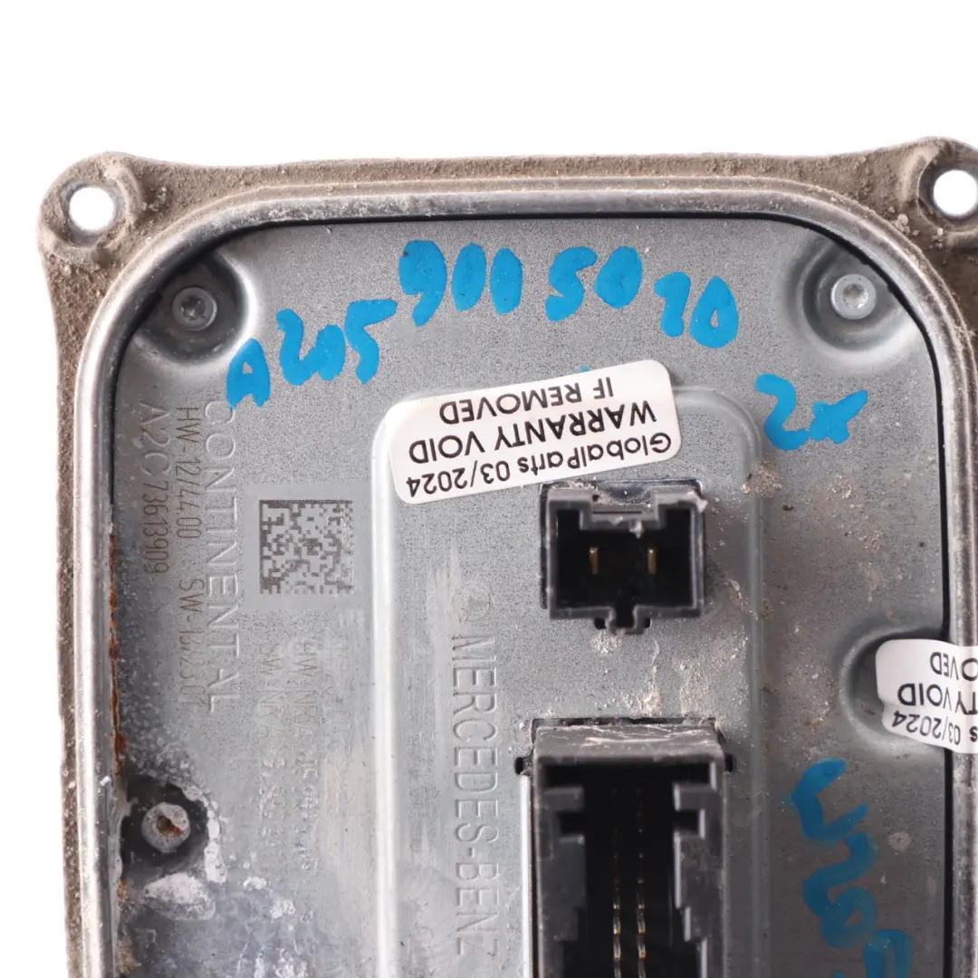 Module Mercedes W205 Headlight Left Right N/O/S Range Control Unit  - SKU A2059005010 - Part number A2059005010