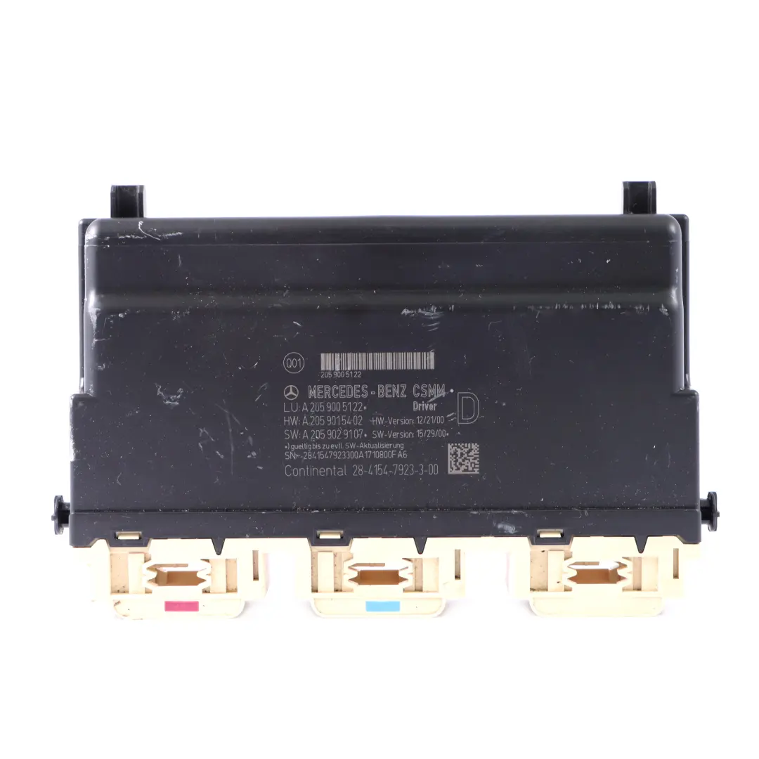  Modulo sedile Mercedes W205 W253 Unità di controllo memoria guida - SKU A2059005122 - Numero di parte A2059005122