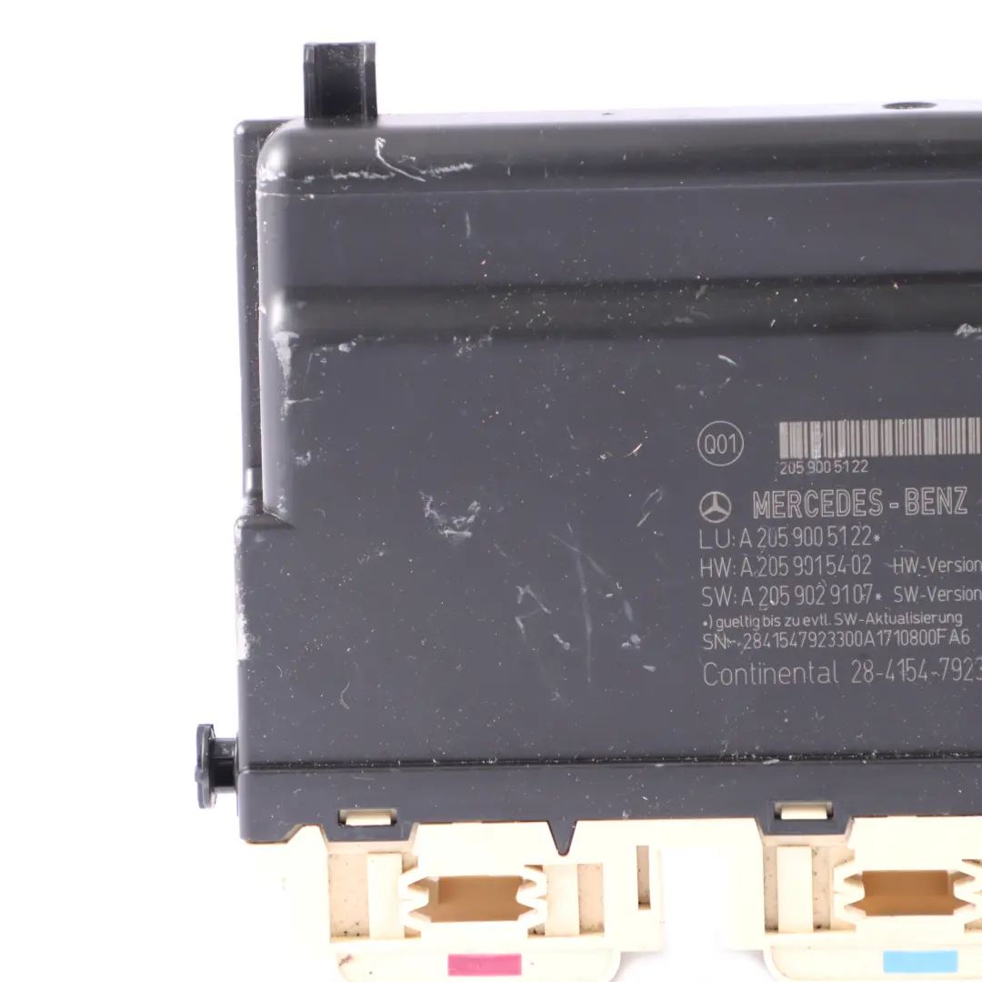  Sitzmodul Mercedes W205 W253 Speichersteuergerät Fahrerseite - SKU A2059005122 - Teilenummer A2059005122