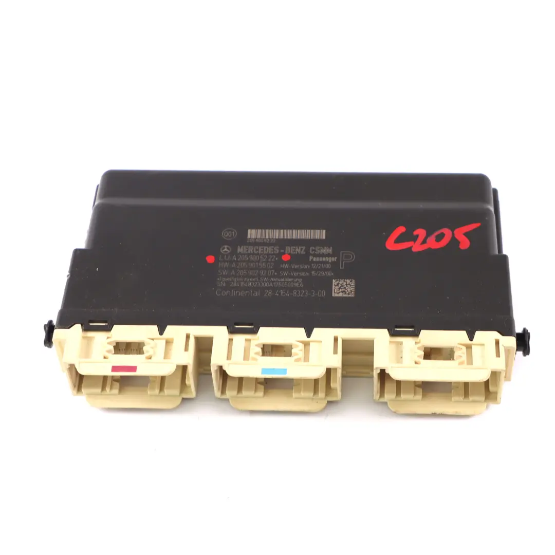 Seat Module Mercedes W205 W253 Memory Control Unit Passenger's Side - SKU A2059005222 - Part number A2059005222