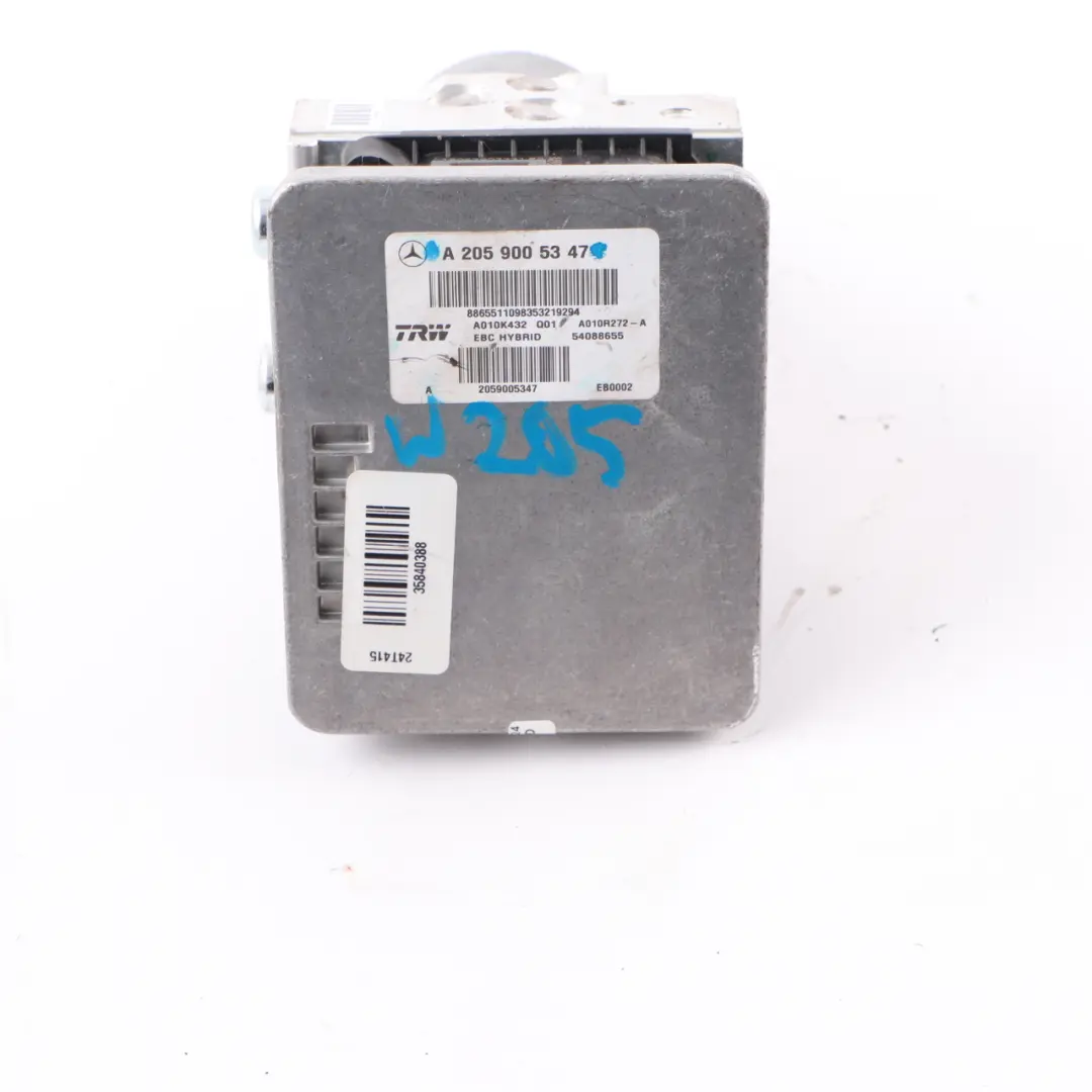 Mercedes W205 Bremspumpe ESP ABS Hydraulisches Steuergerät Modul - SKU A2059005347 - Teilenummer A2059005347