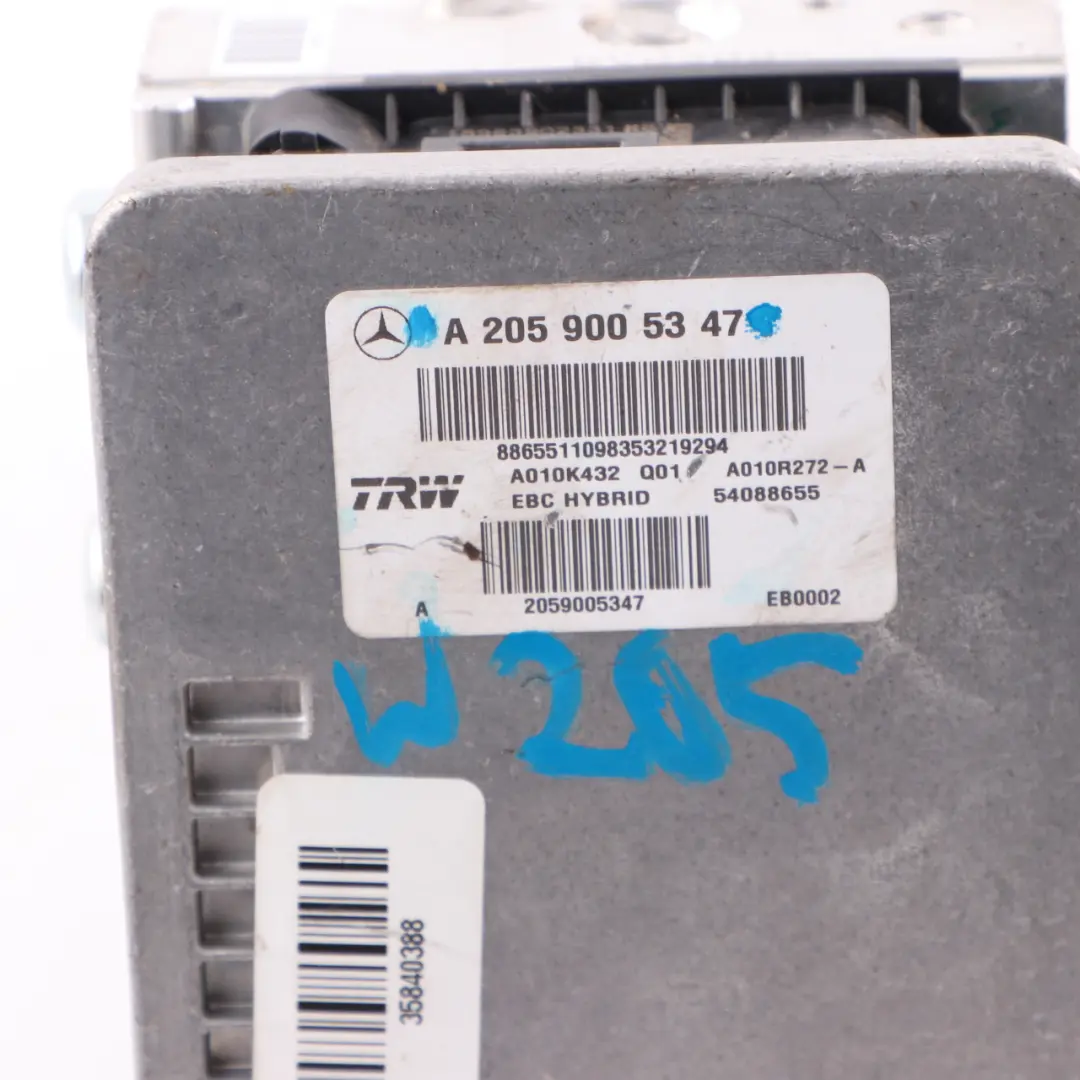Mercedes W205 Brake Pump ESP ABS Hydraulic Control Unit Module - SKU A2059005347 - Part number A2059005347